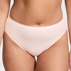 Victoria's Secret Seamless High-Leg Brief Panty Purest Pink L NEW